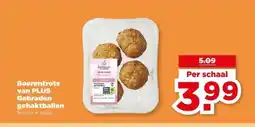 PLUS Boerentrots van PLUS Gebraden gehaktballen aanbieding