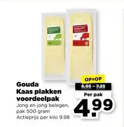 PLUS Gouda Kaas plakken voordeelpak aanbieding