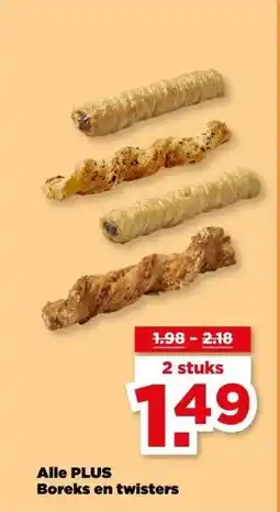 PLUS Alle PLUS Boreks en twisters aanbieding