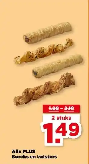 PLUS Alle PLUS Boreks en twisters aanbieding