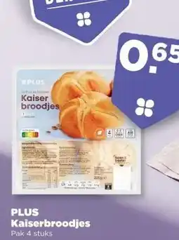 PLUS PLUS Kaiserbroodjes aanbieding