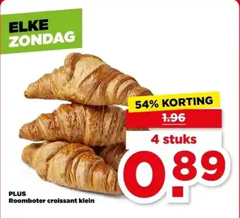 PLUS PLUS Roomboter croissant klein aanbieding