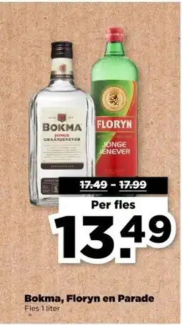 PLUS Bokma, Floryn en Parade aanbieding