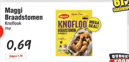Budget Food Maggi Braadstomen Knoflook aanbieding