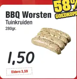 Budget Food BBQ Worsten Tuinkruiden aanbieding