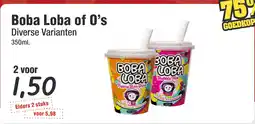 Budget Food Boba Loba of O's Diverse Varianten aanbieding
