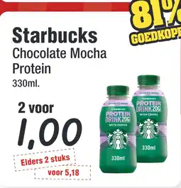 Budget Food Starbucks Chocolate Mocha Protein aanbieding