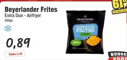Budget Food Beyerlander Frites Extra Dun - Airfryer aanbieding