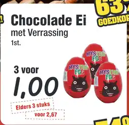 Budget Food Chocolade Ei met Verrassing aanbieding