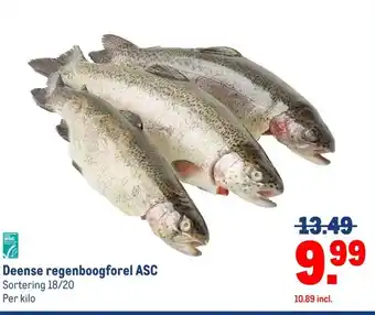 Makro Deense regenboogforel ASC aanbieding
