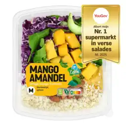 Albert Heijn AH Terra Plantaardige lunchsalade mango amandel aanbieding