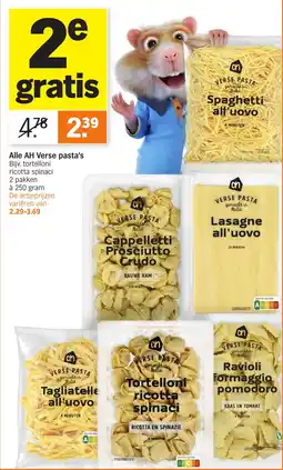 Albert Heijn Alle AH Verse pasta's aanbieding