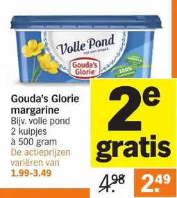 Albert Heijn Gouda's Glorie margarine aanbieding