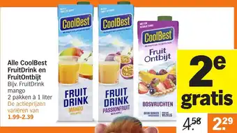 Albert Heijn Alle CoolBest FruitDrink en FruitOntbijt aanbieding