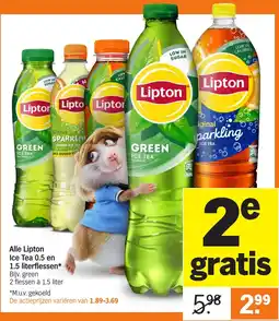 Albert Heijn Alle Lipton Ice Tea aanbieding