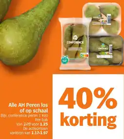 Albert Heijn Alle AH Peren los of op schaal aanbieding