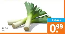 Albert Heijn AH Prei aanbieding