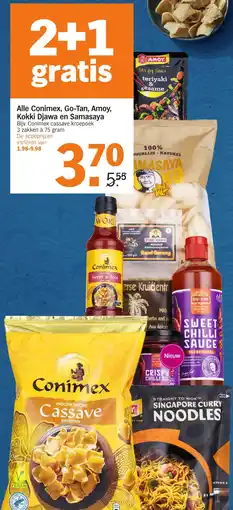Albert Heijn Alle Conimex, Go-Tan, Amoy, Kokki Djawa en Samasaya aanbieding