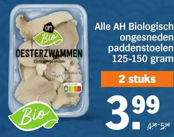 Albert Heijn Alle AH Biologisch ongesneden paddenstoelen aanbieding