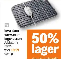Albert Heijn Inventum verwarmingskussen aanbieding