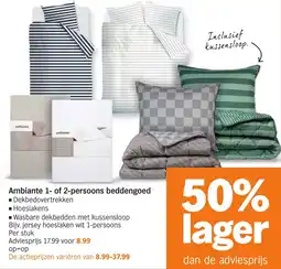 Albert Heijn Ambiante 1- of 2-persoons beddengoed aanbieding
