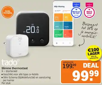 Albert Heijn Tado Slimme thermostaat aanbieding