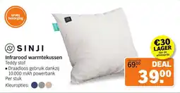 Albert Heijn Sinji Infrarood warmtekussen aanbieding