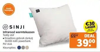 Albert Heijn Sinji Infrarood warmtekussen aanbieding
