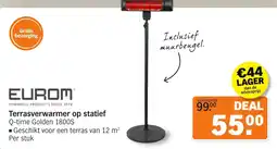 Albert Heijn Eurom Terrasverwarmer op statief aanbieding