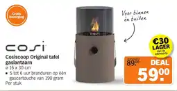 Albert Heijn Cosiscoop Original tafel gaslantaarn aanbieding