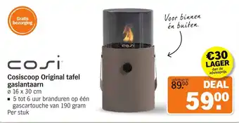 Albert Heijn Cosiscoop Original tafel gaslantaarn aanbieding