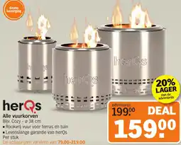 Albert Heijn Herqs Alle vuurkorven aanbieding
