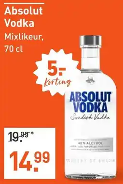 Albert Heijn Absolut Vodka aanbieding