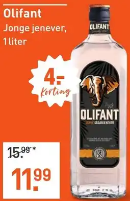 Albert Heijn Olifant Jonge jenever aanbieding