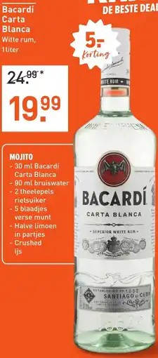 Albert Heijn Bacardí Carta Blanca aanbieding