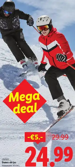 Lidl Crivit Dames ski-jas aanbieding