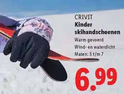 Lidl Crivit Kinder skihandschoenen aanbieding
