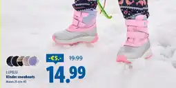 Lidl Lupilu Kinder snowboots aanbieding