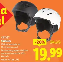 Lidl Crivit Skihelm aanbieding