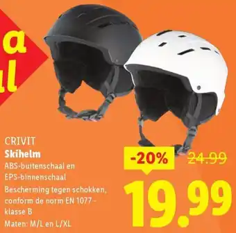 Lidl Crivit Skihelm aanbieding