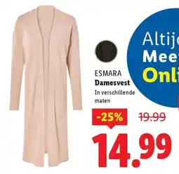 Lidl Esmara Damesvest aanbieding