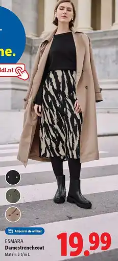 Lidl Esmara Damestrenchcoat aanbieding