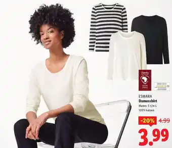Lidl Esmara Damesshirt aanbieding