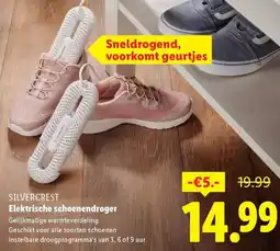 Lidl Silvercrest Elektrische schoenendroger aanbieding