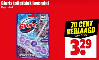 Dirk Glorix toiletblok lavendel aanbieding