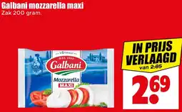 Dirk Galbani mozzarella maxi aanbieding