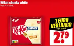 Dirk Kitkat chunky white aanbieding