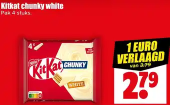 Dirk Kitkat chunky white aanbieding
