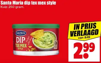 Dirk Santa Maria dip tex mex style aanbieding