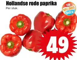 Dirk Hollandse rode paprika aanbieding